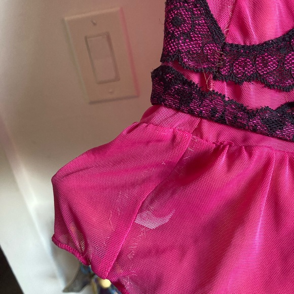 Pink sheer teddy 💗 - Picture 6 of 7